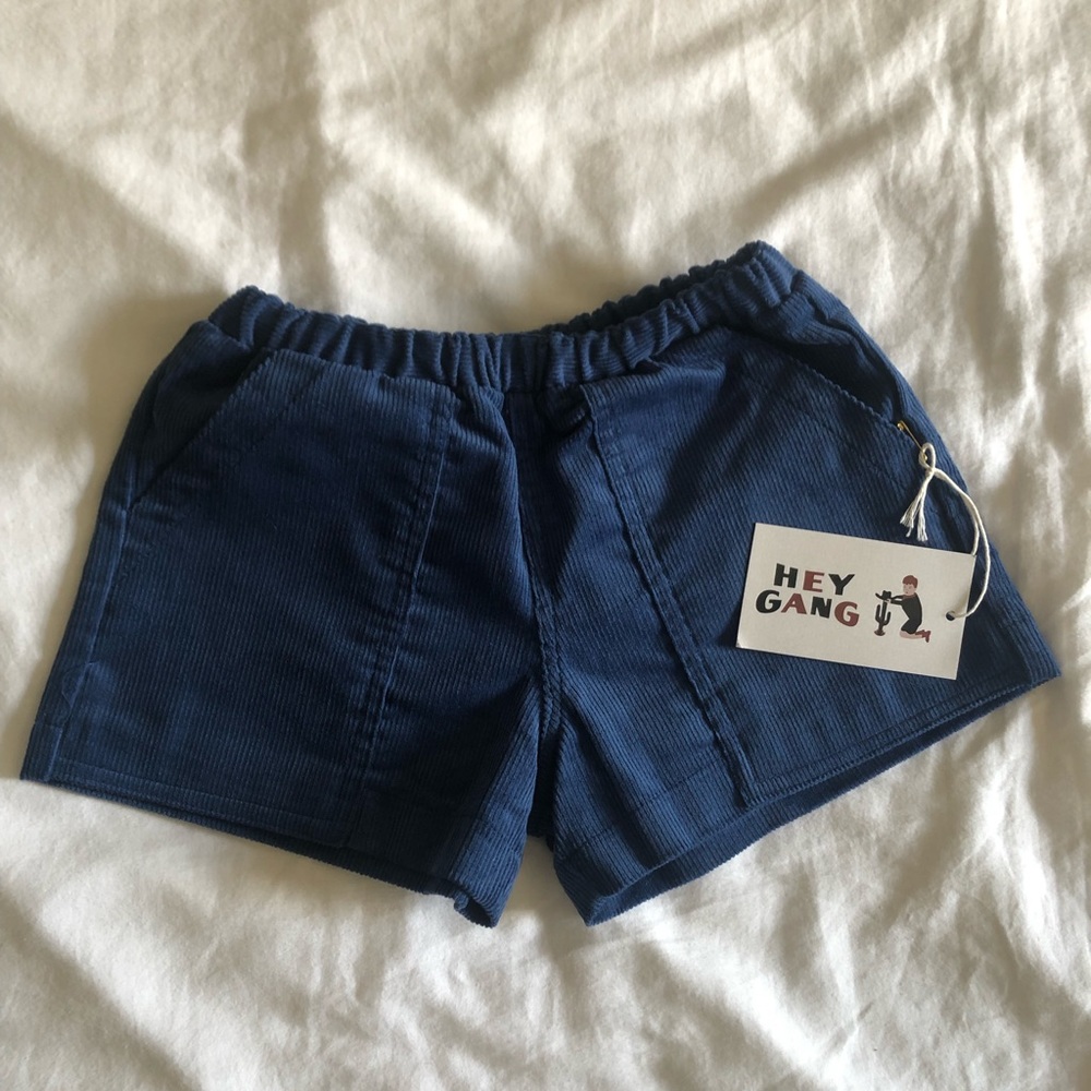 Hey Gang kids corduroy camp shorts (2 pairs!)